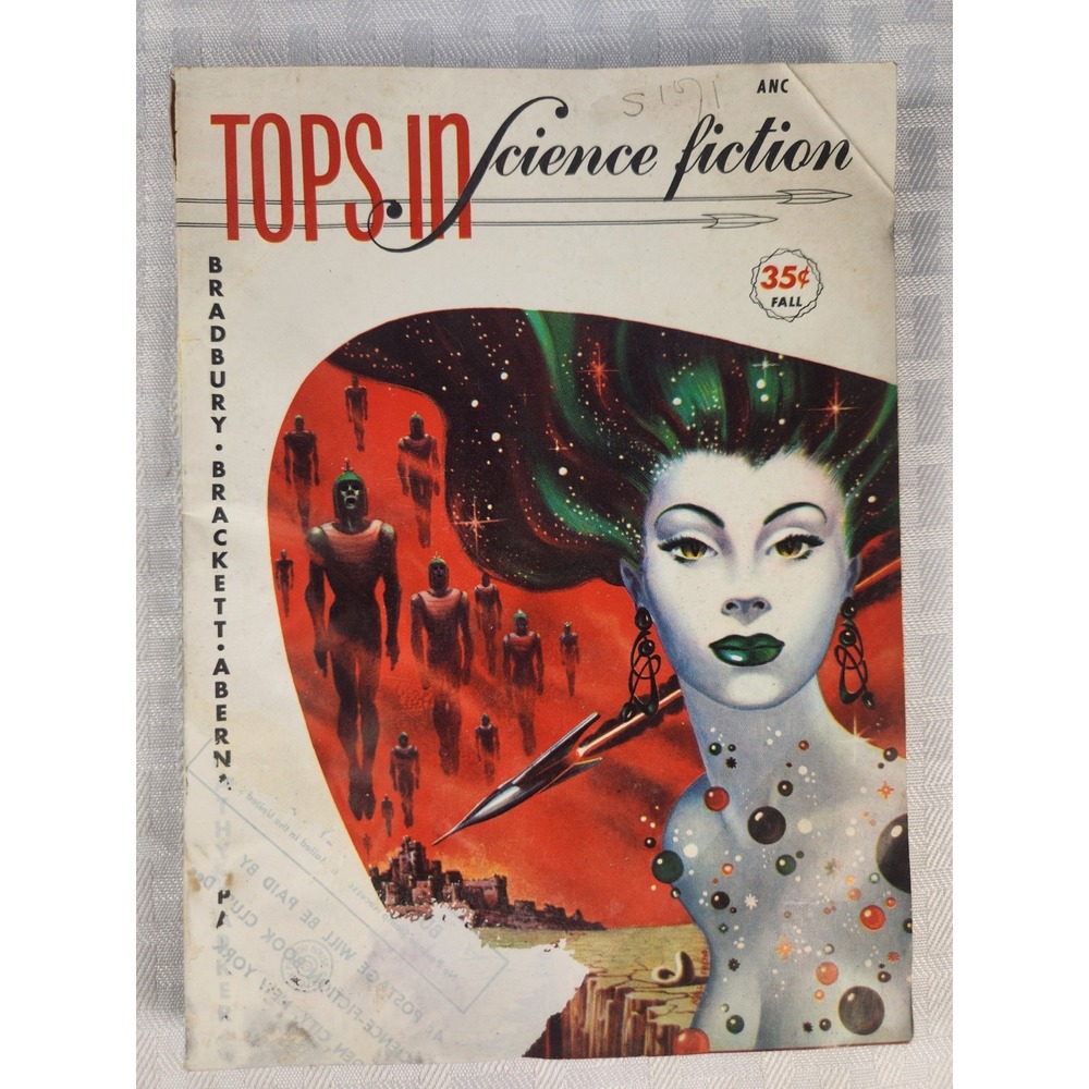Tops In Science Fiction #2 Fall 1953 Ray Bradbury Leigh Brackett Pulp